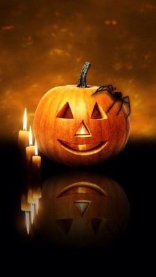 Calabaza de Halloween con Velas