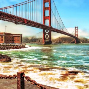 Vista Escénica del Puente Golden Gate