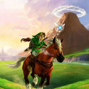 Link Montando a Epona