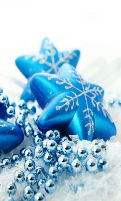 Adornos Navideños Azules