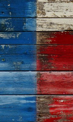 Textura de Madera de la Bandera Francesa
