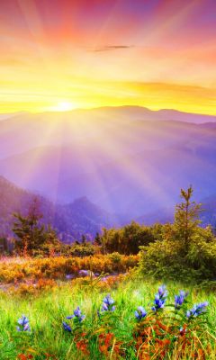Impresionante Amanecer Montañoso