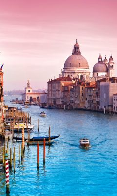 Canal de Venecia al Atardecer