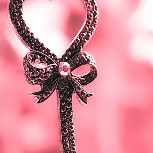 Llave en forma de corazón