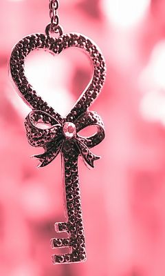 Llave en forma de corazón