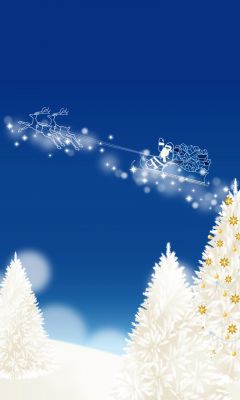Trineo de Navidad en el Cielo