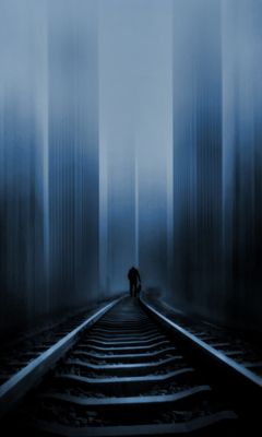 Vías de Tren Nebulosas y Misteriosas