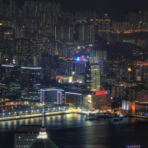Horizonte de Ciudad de Noche