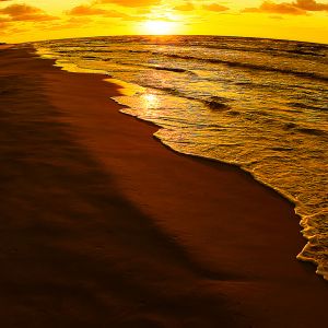 Atardecer Dorado sobre el Océano