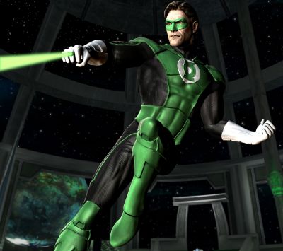 Escena de acción de Linterna Verde