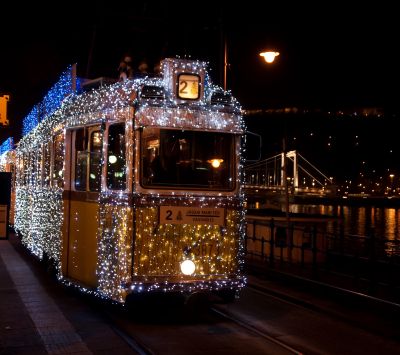 Tranvía Festivo en Budapest