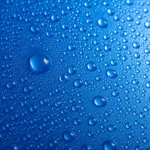 Gotas de agua azules