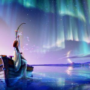 Escena de Fantasía con Aurora