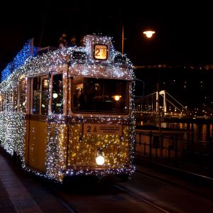 Tranvía Festivo en Budapest