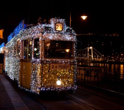 Tranvía Festivo en Budapest