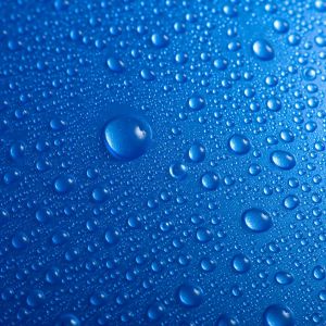 Gotas de agua azules