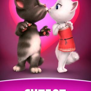 Gatos Lindos Besándose