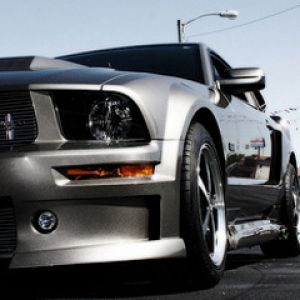 Coche Deportivo Mustang Plateado