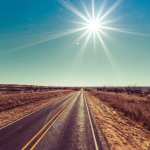 Paisaje de Carretera Soleado