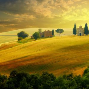 Paisaje Toscano Sereno