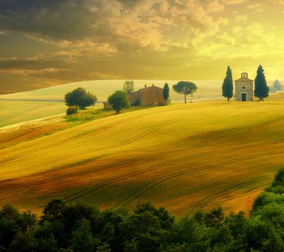 Paisaje Toscano Sereno