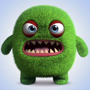 Monstruo Verde Peludo