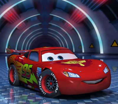 Lightning McQueen en Carrera