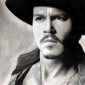 Retrato de Johnny Depp