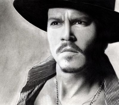 Retrato de Johnny Depp