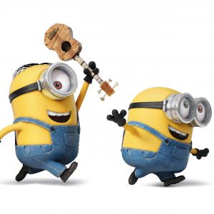 Minions Tocando el Ukulele