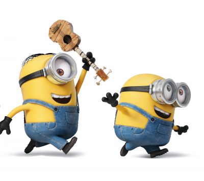 Minions Tocando el Ukulele