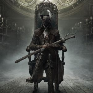 Personaje de Fantasía Oscura en el Trono