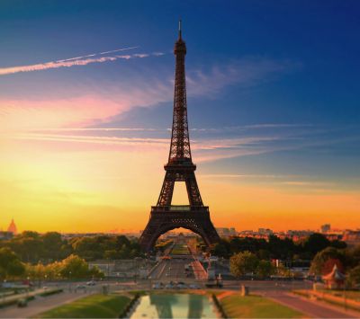 Atardecer en la Torre Eiffel