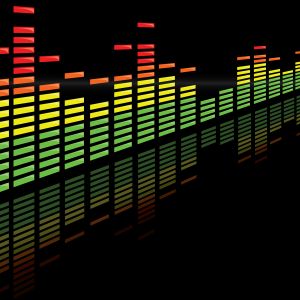 Visualización de Olas de Sonido Coloridas