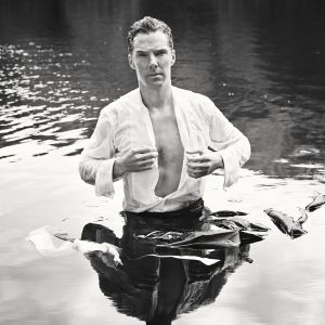 Benedict Cumberbatch en el agua