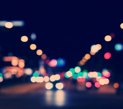 Luces Urbanas Borrosas