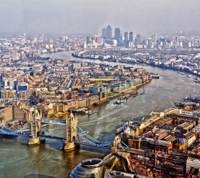 Horizonte de Londres y Tower Bridge