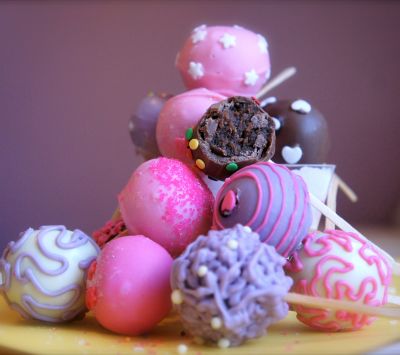 Cake Pops Coloridos