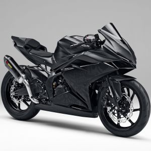 Motocicleta Negra Elegante