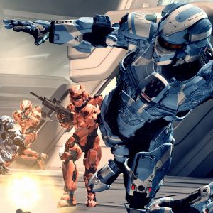 Escena Épica de Batalla Sci-Fi