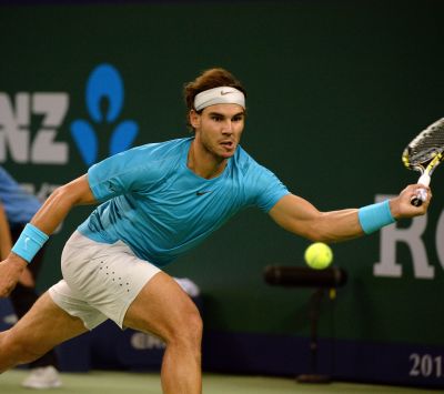 Acción de Tenis de Rafael Nadal