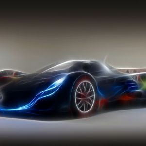 Coche de Carreras Futurista