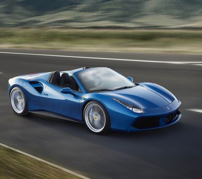 Ferrari 488 Spider Azul