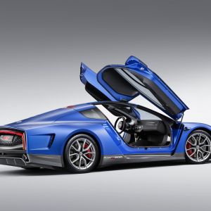 Coche Deportivo Azul