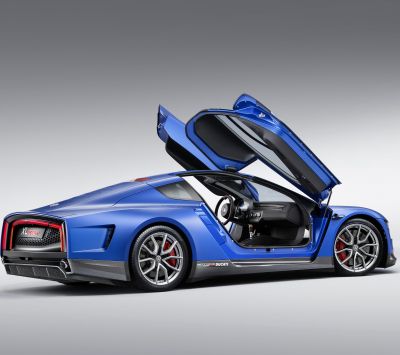 Coche Deportivo Azul