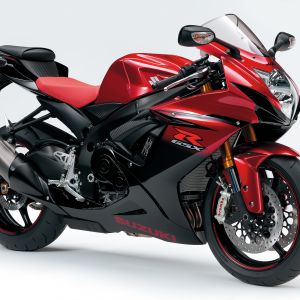 Suzuki GSX-R Moto Deportiva Roja
