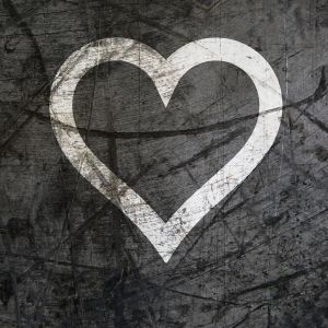 Diseño de Corazón Grunge
