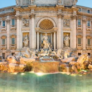 Fuente de Trevi en Roma