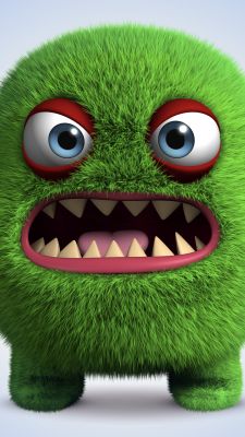 Monstruo Verde Adorable