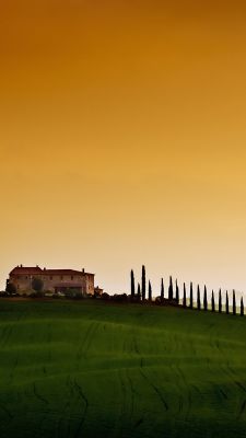 Paisaje Toscano al Atardecer